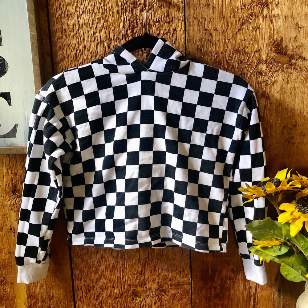 Girls crop top hoodie